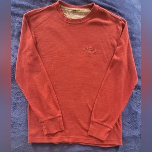 Realtree Marroon Soft Men's‎ Small Waffle long sleeve Thermal Shirt